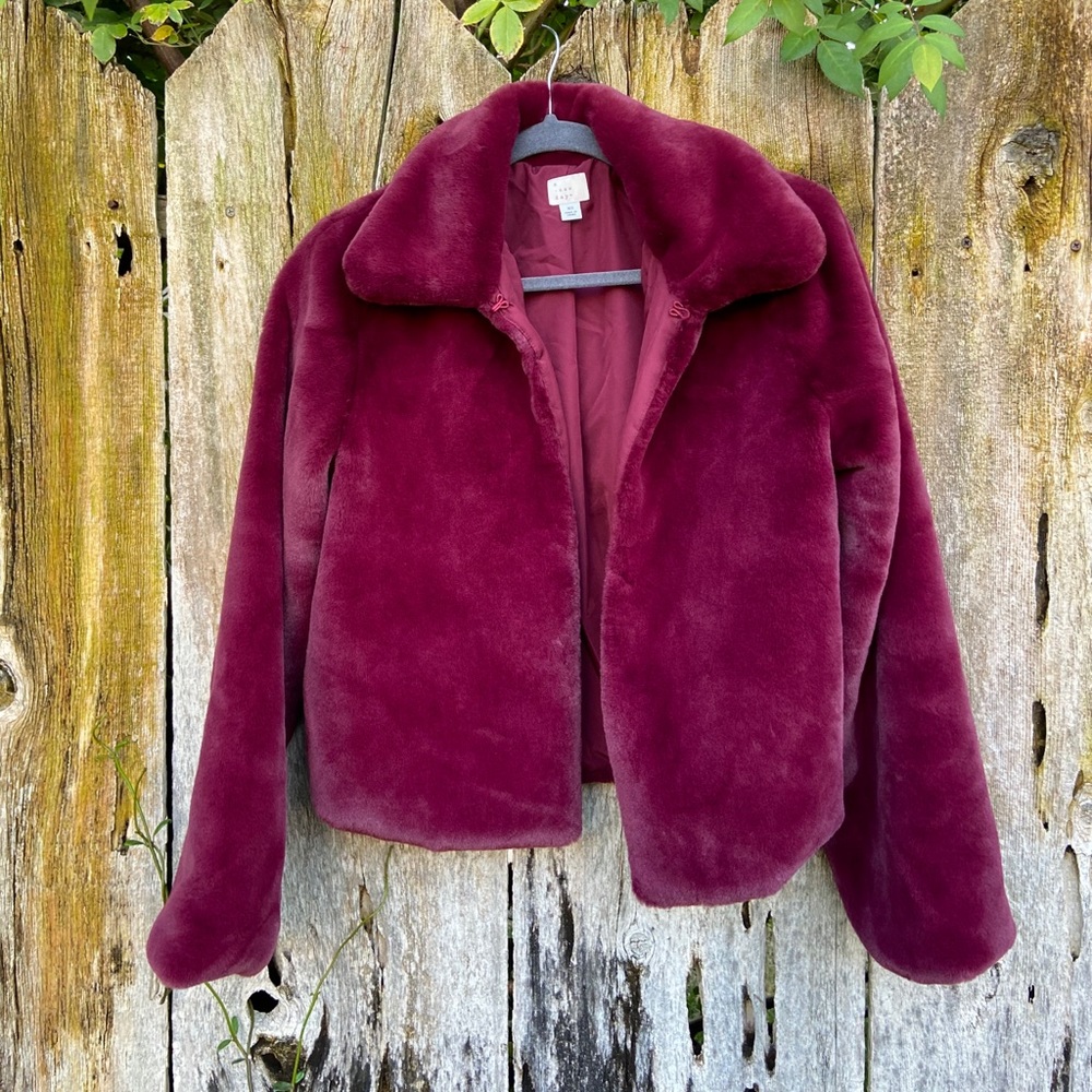 Faux Fur Cropped Jacket